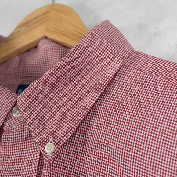 Polo Ralph Lauren Men XL Blake Button Down Shirt‎ Red Long Sleeve Classic Fit - Picture 10 of 12